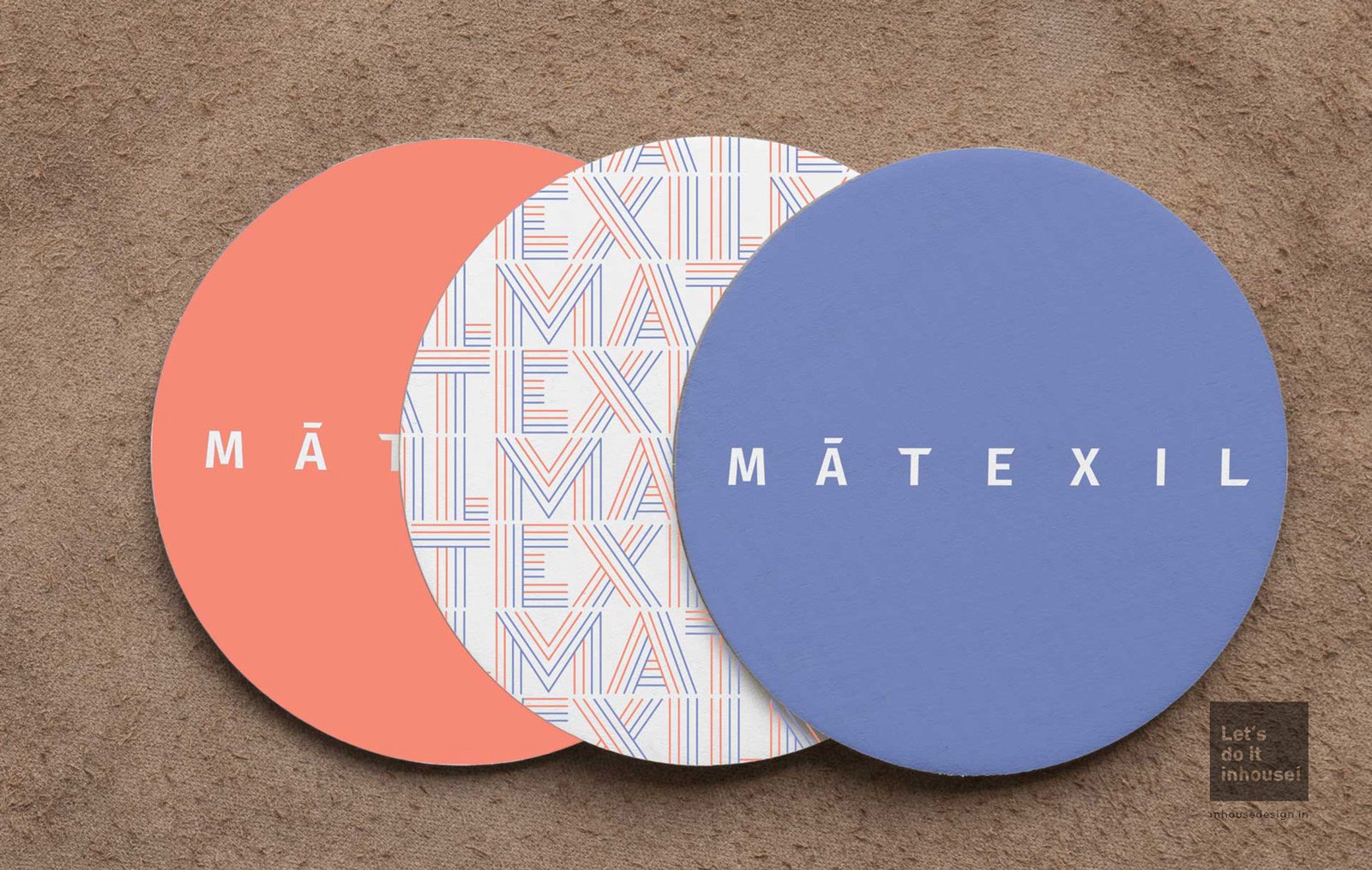 Brand Design - coasters - for MATEXIL by Chaitanya Modak